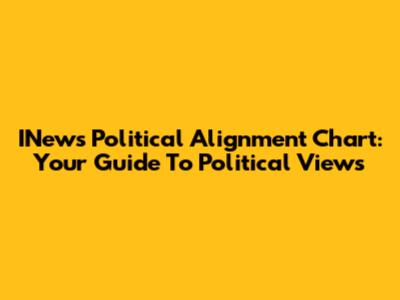 INews Political Alignment Chart: Your Guide To Political Views