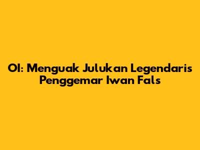 OI: Menguak Julukan Legendaris Penggemar Iwan Fals