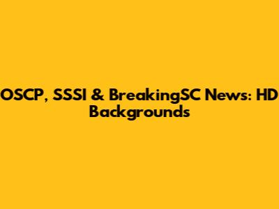 OSCP, SSSI & BreakingSC News: HD Backgrounds