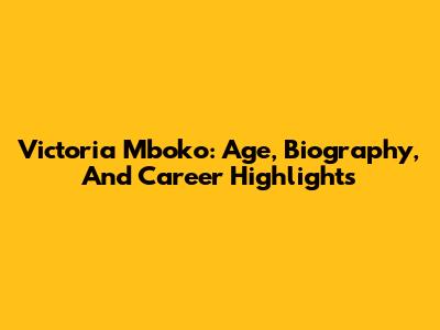 Victoria Mboko: Age, Biography, And Career Highlights