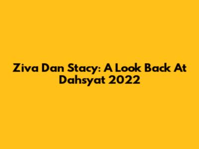 Ziva Dan Stacy: A Look Back At Dahsyat 2022